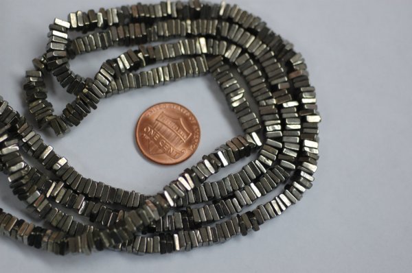 Natural Pyrite Square Shape Smooth