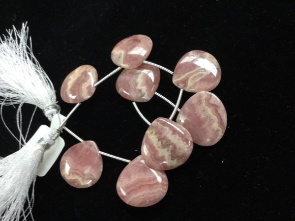 Natural Rhodocrosite Hearts Smooth