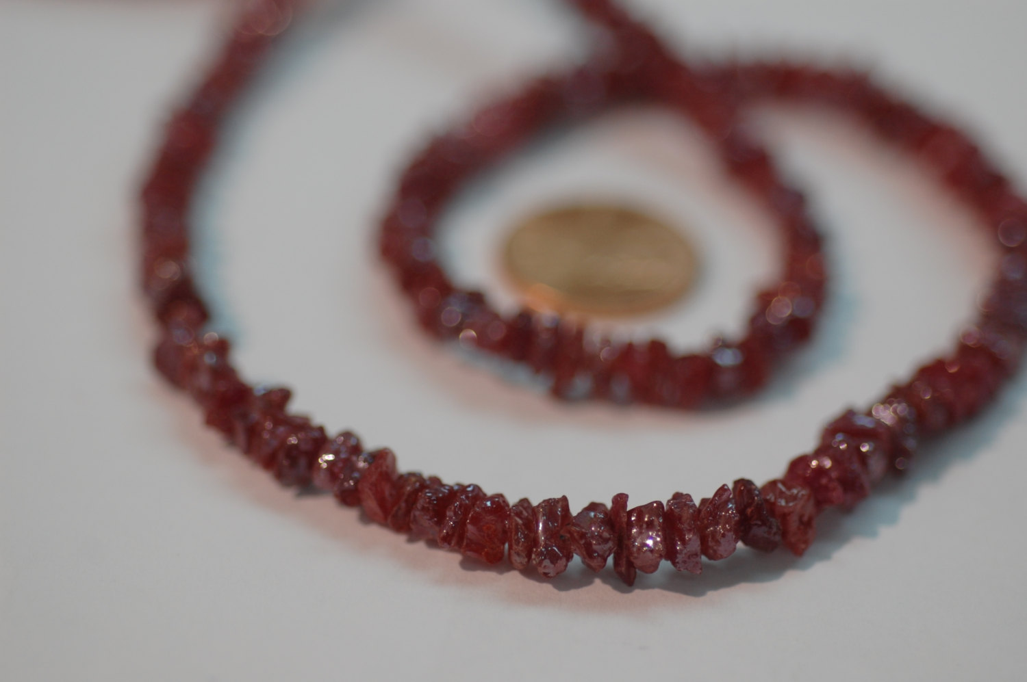 Ruby Funky Cut Faceted (Platinum Polished)