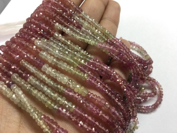 Natural Sapphire Rondelles Faceted