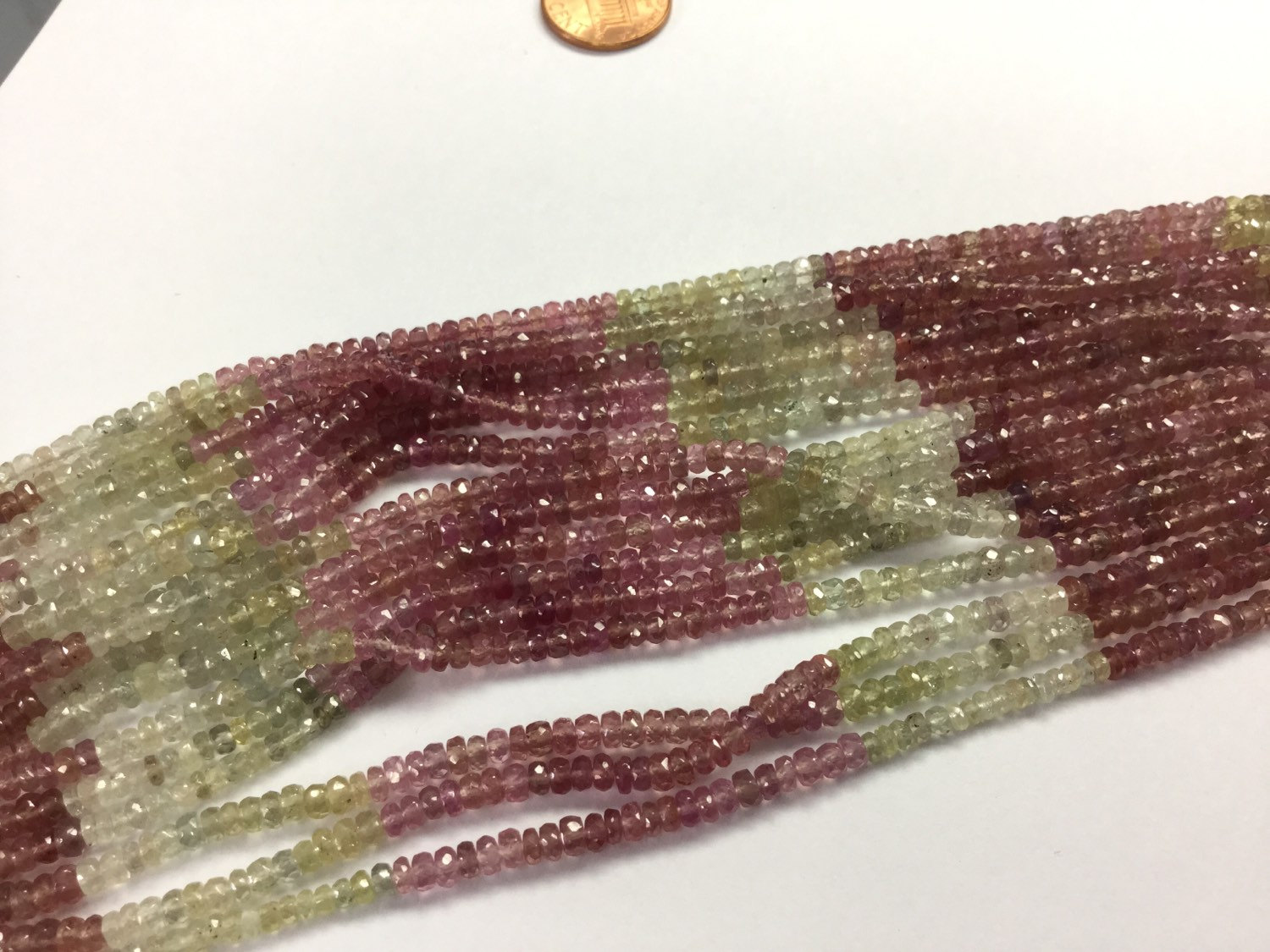 Natural Sapphire Rondelles Faceted