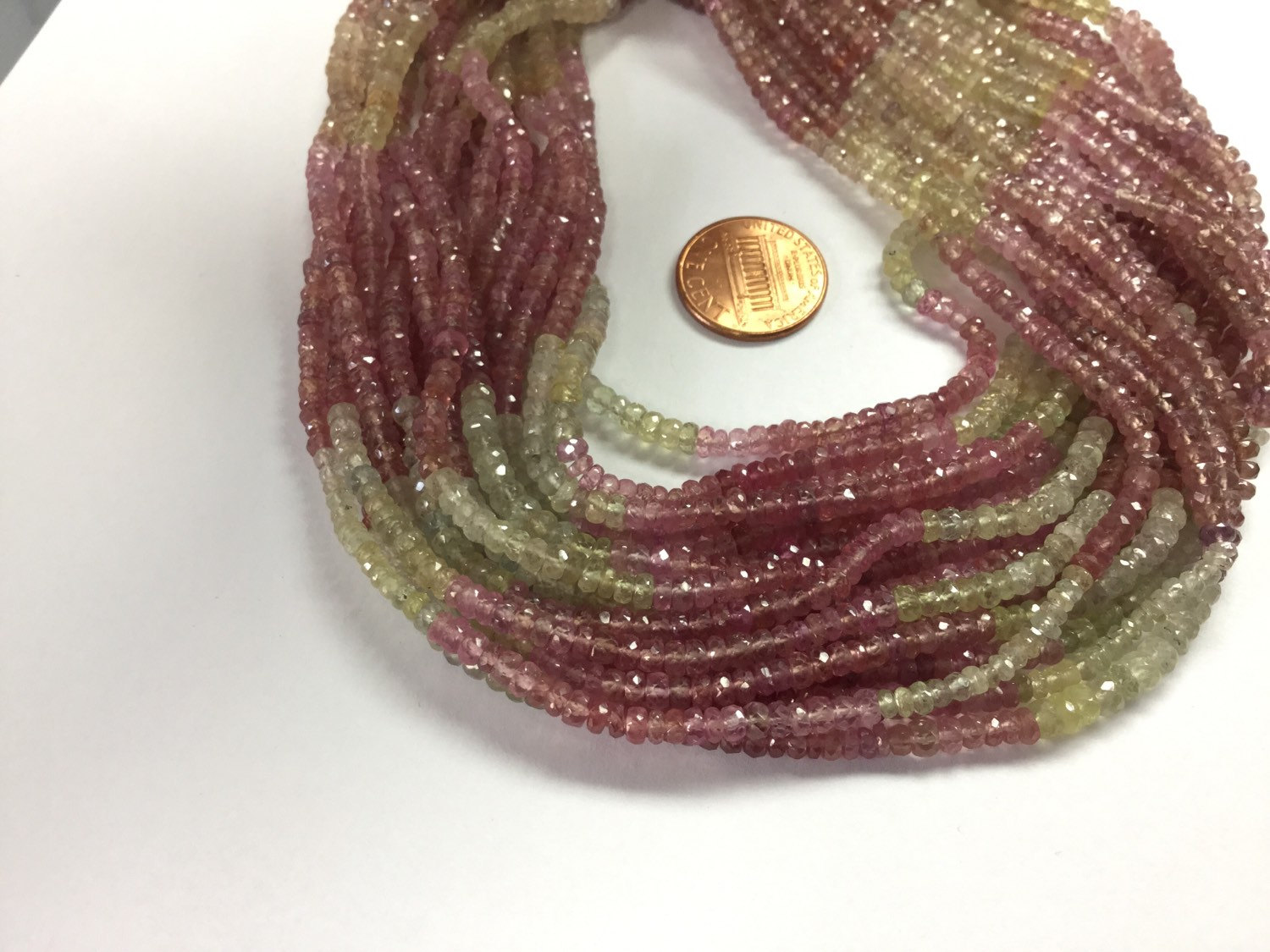 Natural Sapphire Rondelles Faceted
