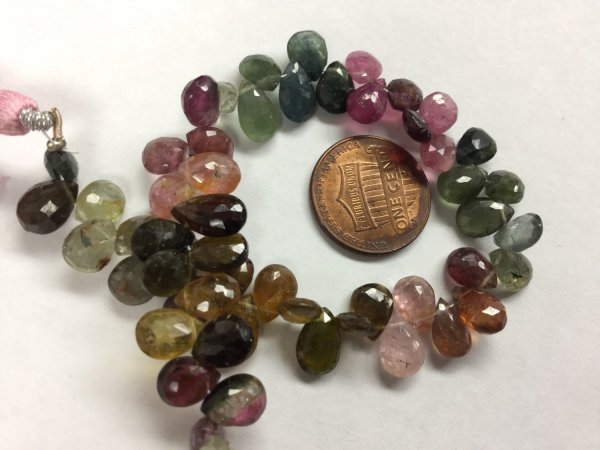Natural Tourmaline Pears Faceted