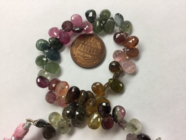 Natural Tourmaline Pears Faceted