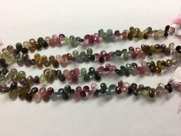 Natural Tourmaline Pears Faceted