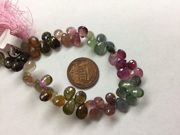 Natural Tourmaline Pears Faceted