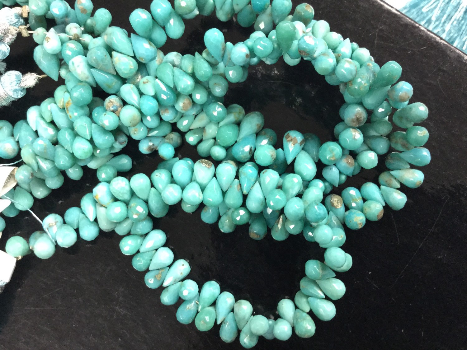 Natural Turquoise Drop Smooth