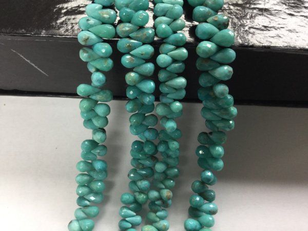 Natural Turquoise Drops Smooth