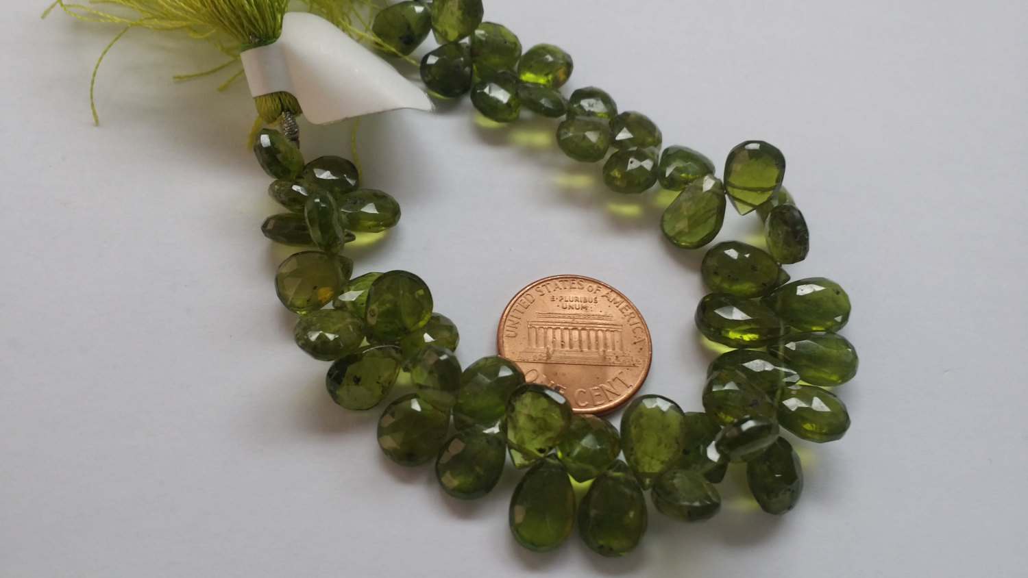 Natural Vesuvianite Pears Faceted