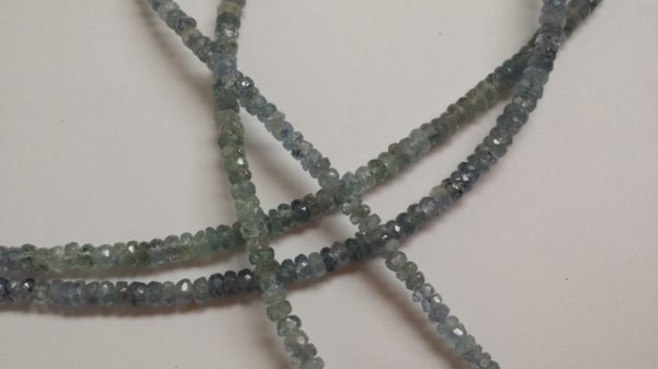 Natural Violet Blue Sapphire Rondelle
