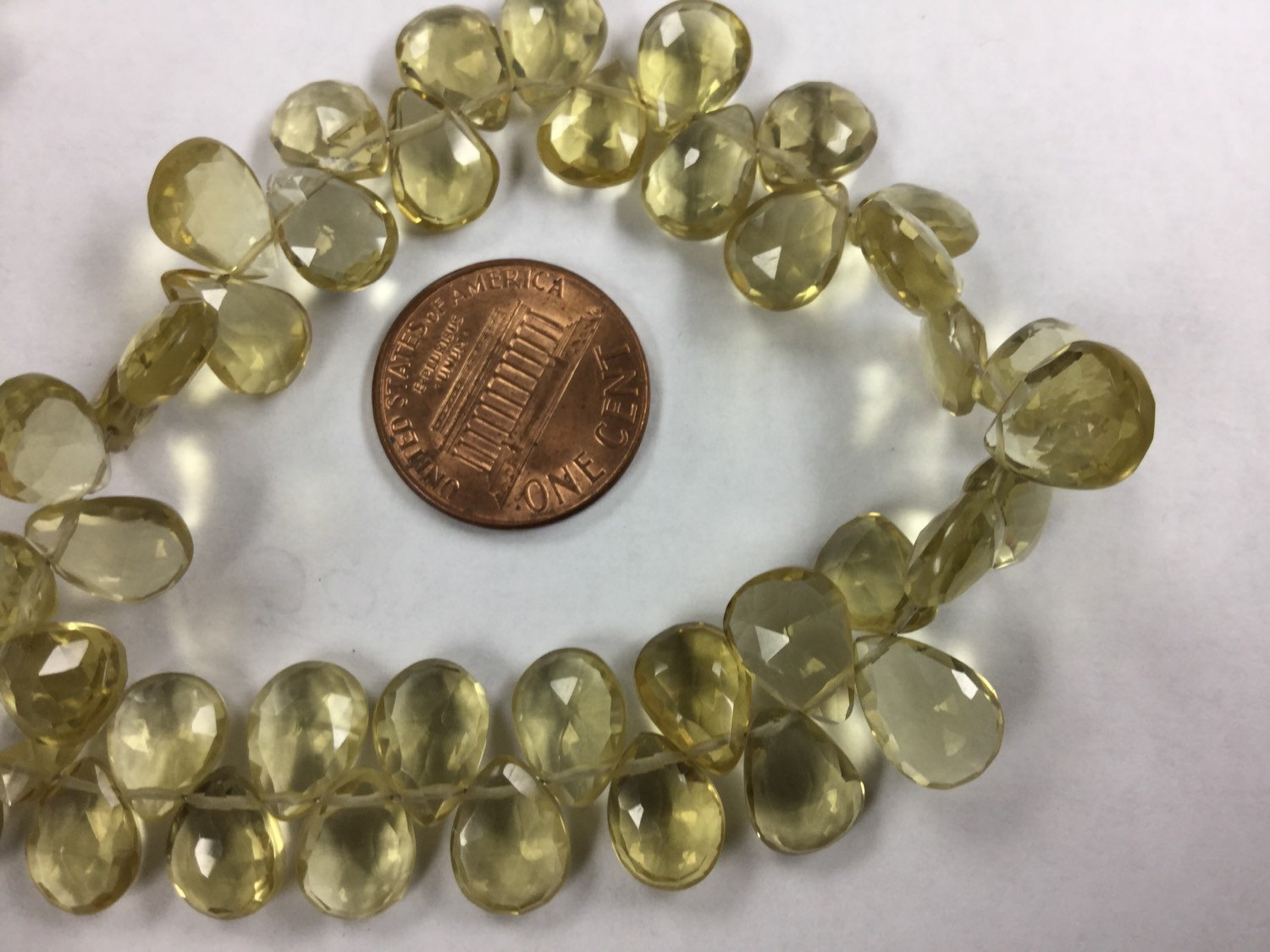 Natural Whisky Quartz Pears Faceted