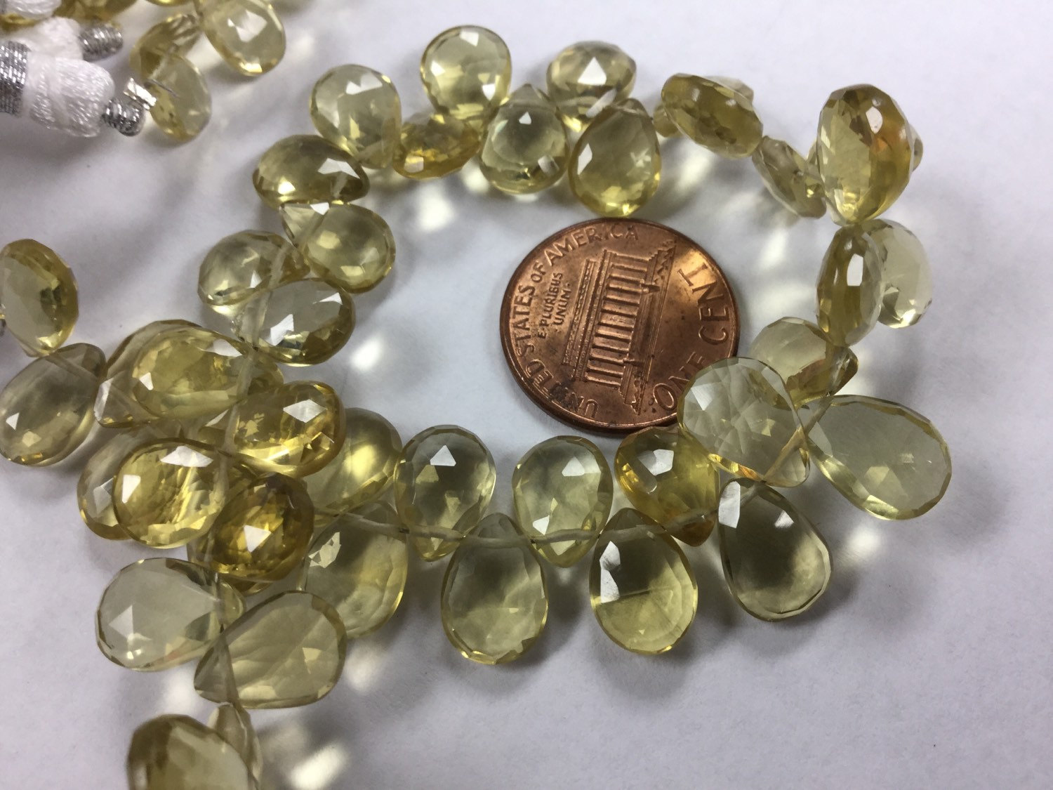 Natural Whisky Quartz Pears Faceted