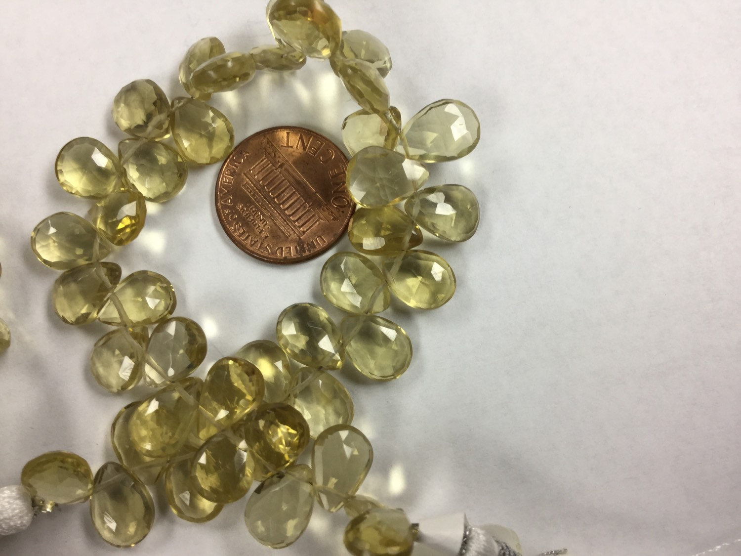 Natural Whisky Quartz Pears Faceted