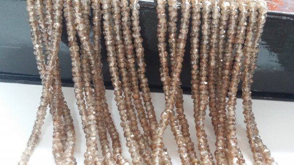 Natural Zircon Rondelle