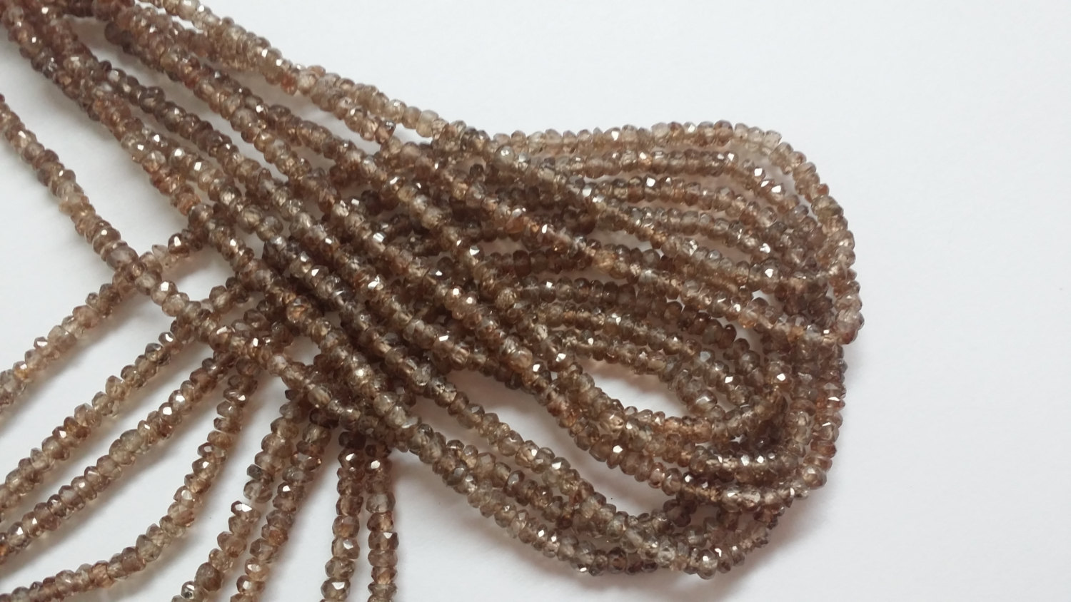 Natural Zircon Rondelle