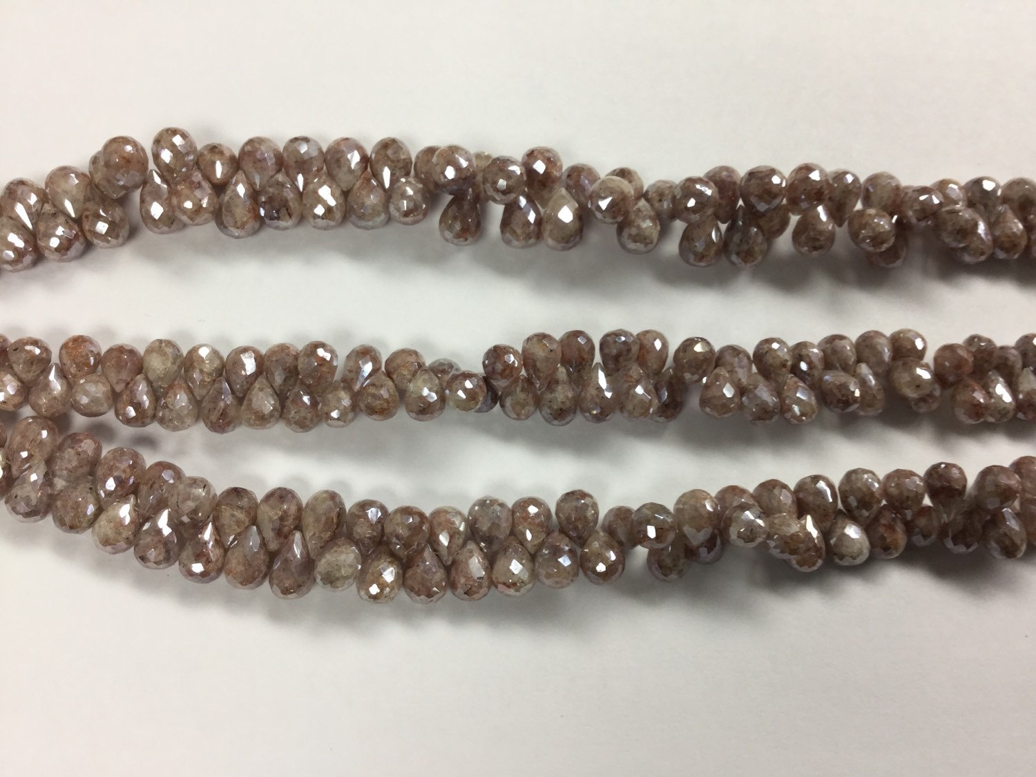 Brown Silverite Drops Coated
