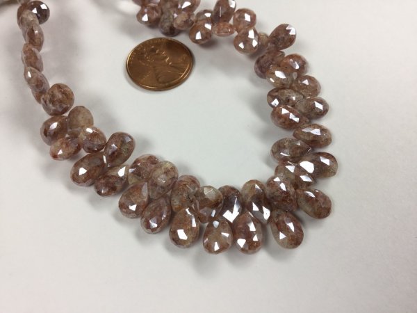 Brown Silverite Pears Coated