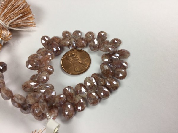 Brown Silverite Pears Coated