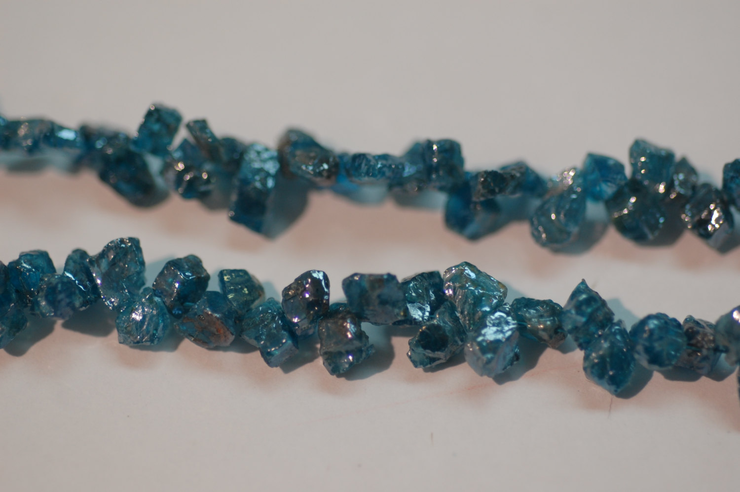 Peacock blue Apatite Funky Cut Faceted