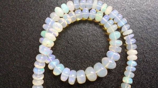 Ethiopian Opal Rondelle Smooth