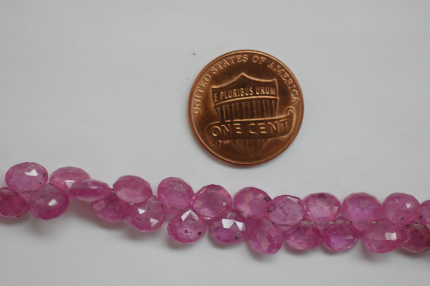 Pink Sapphire Hearts Faceted