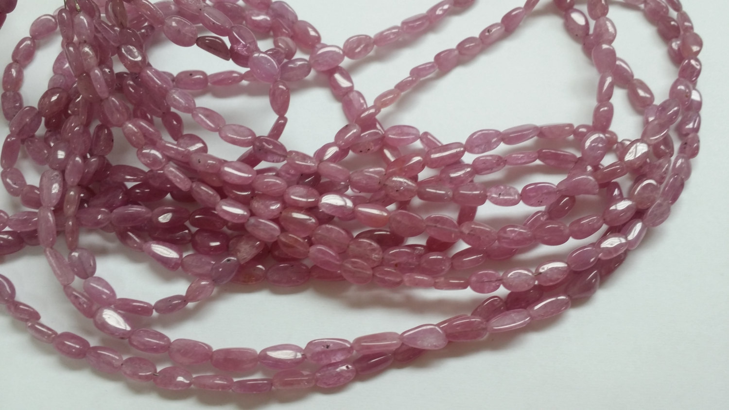Pink Sapphire Ovals Smooth