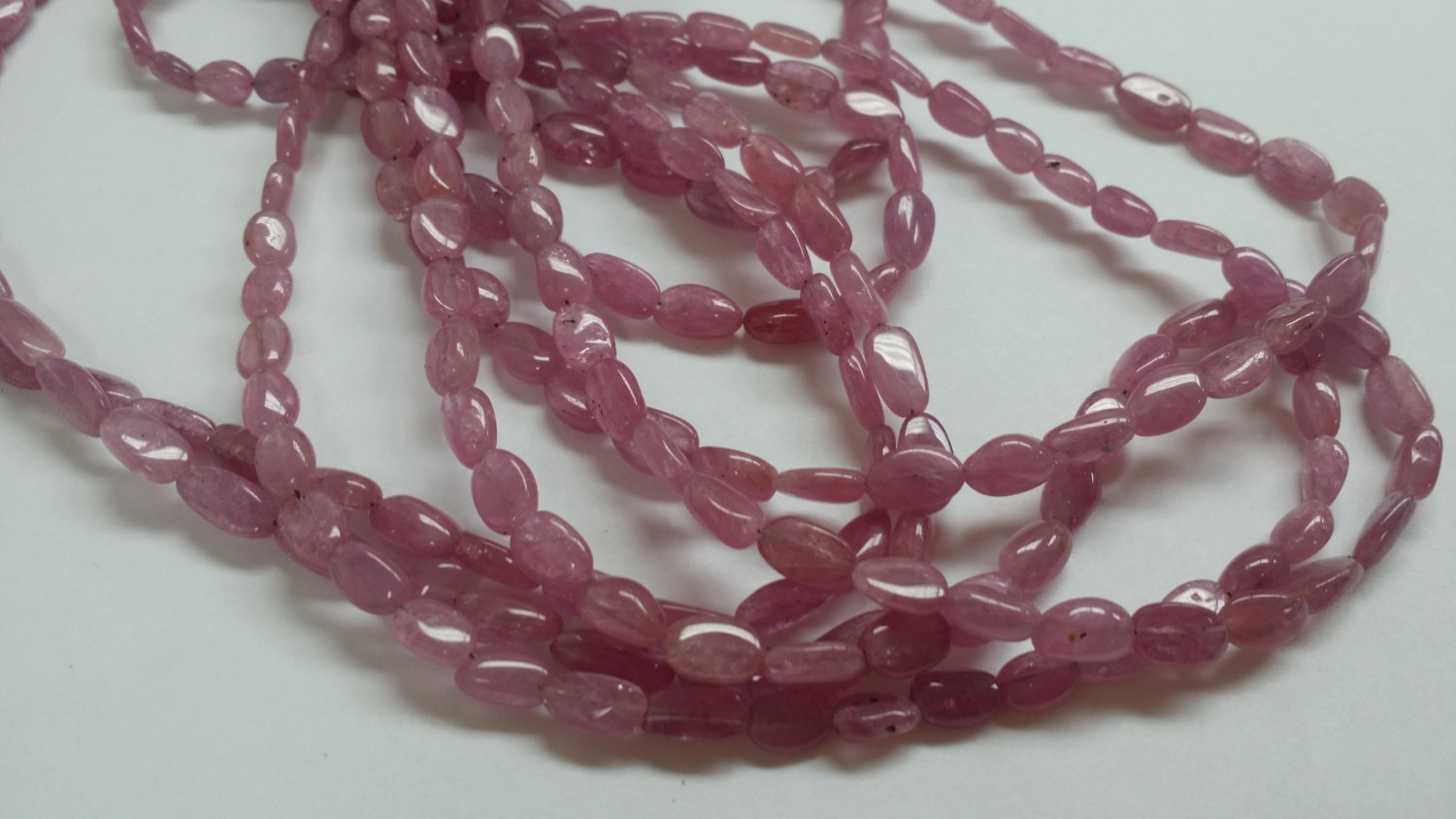 Pink Sapphire Ovals Smooth