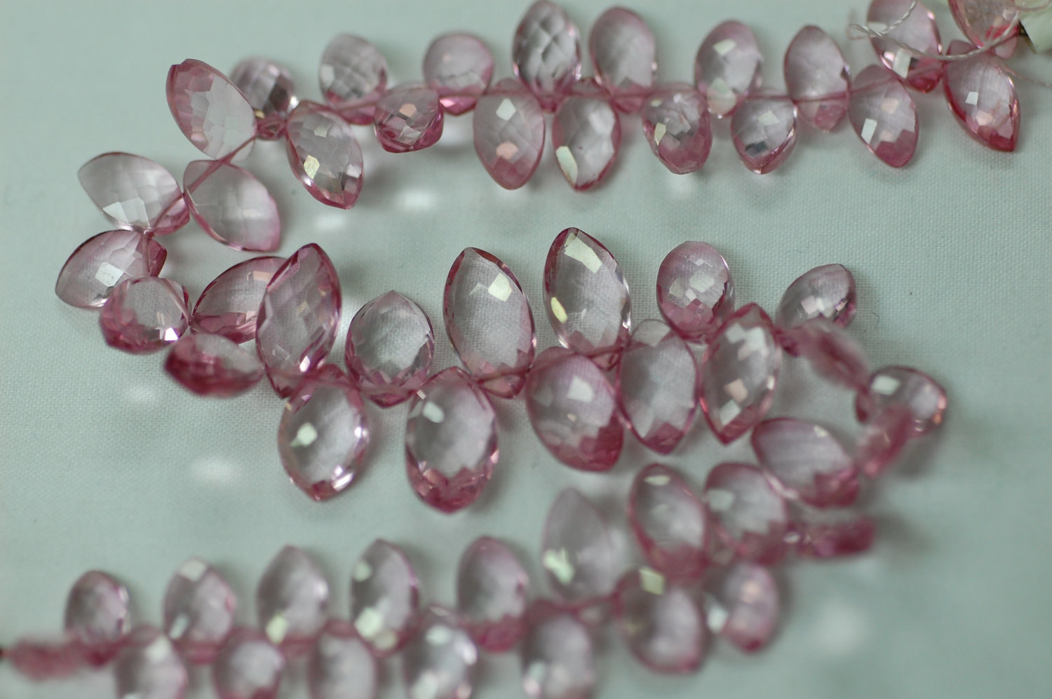 Pink Topaz Marquise Faceted