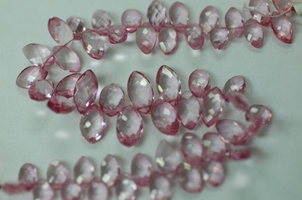 Pink Topaz Marquise Faceted