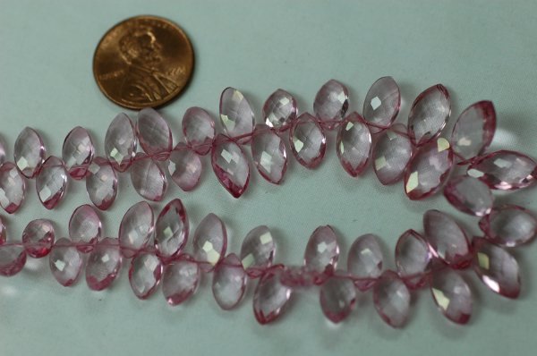 Pink Topaz Marquise Faceted
