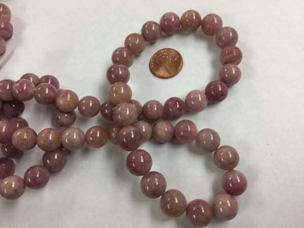 Pink Tourmaline Rounds Smooth