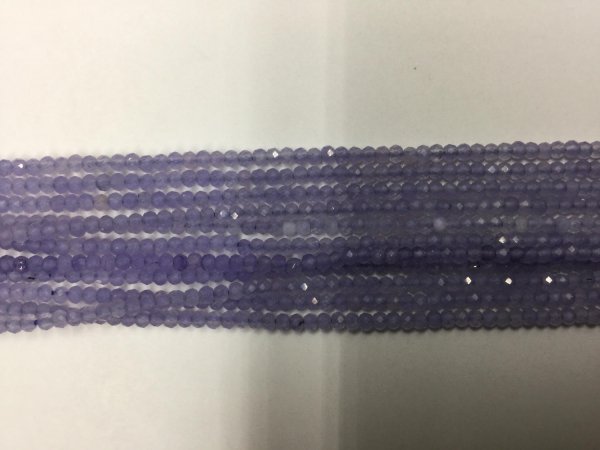 Purple Onyx Rondelles Faceted