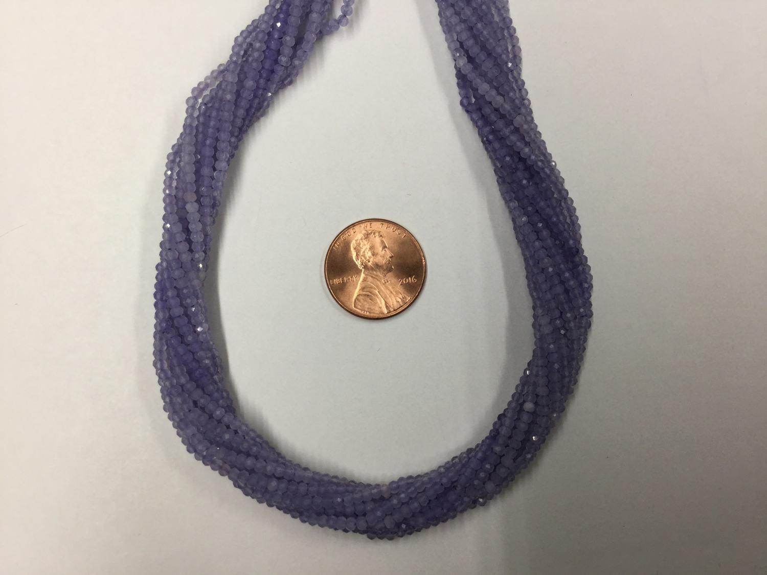 Purple Onyx Rondelles Faceted