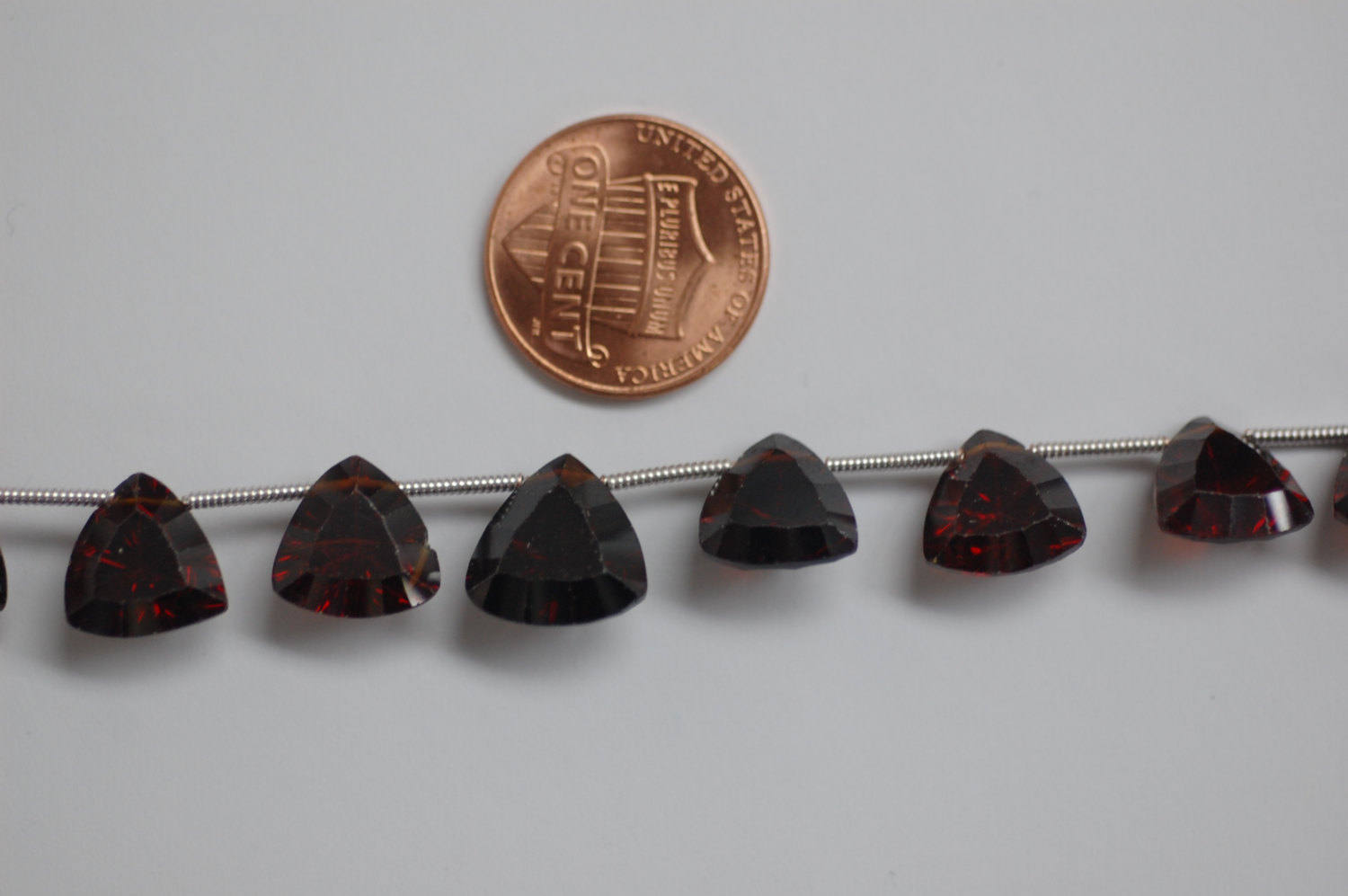 Red Garnet HYDRO Trillions Faceted