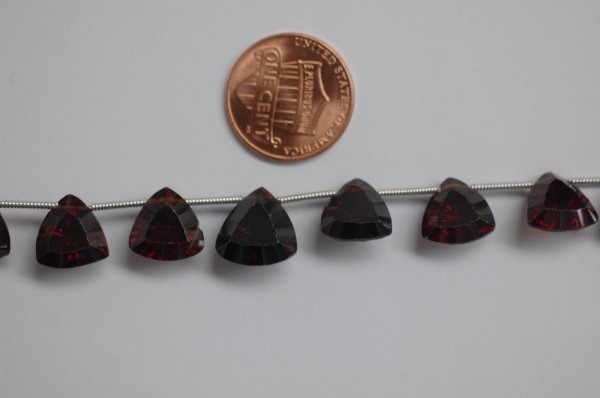 Red Garnet HYDRO Trillions Faceted