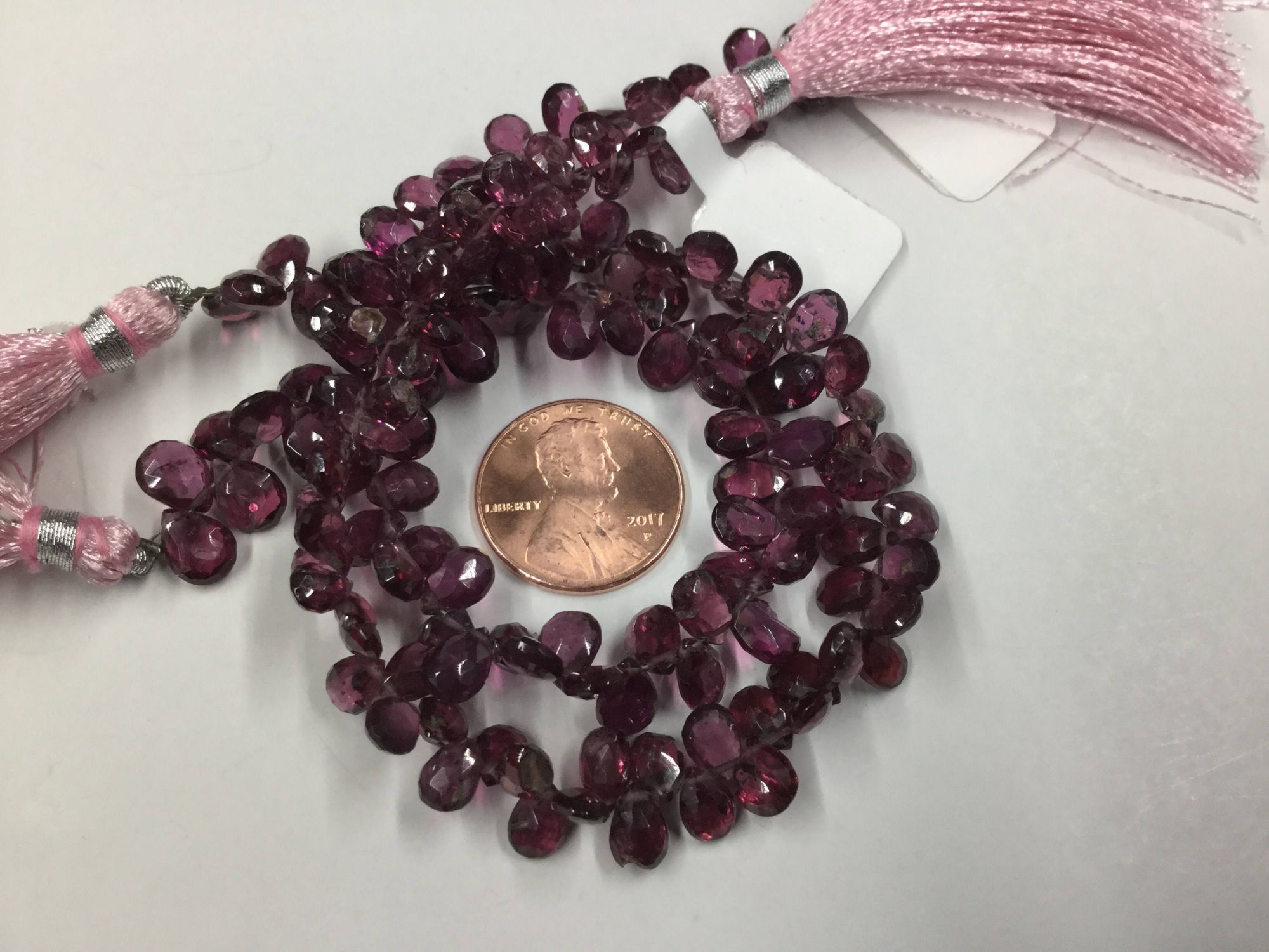 Rhodolite Garnet Pears Faceted