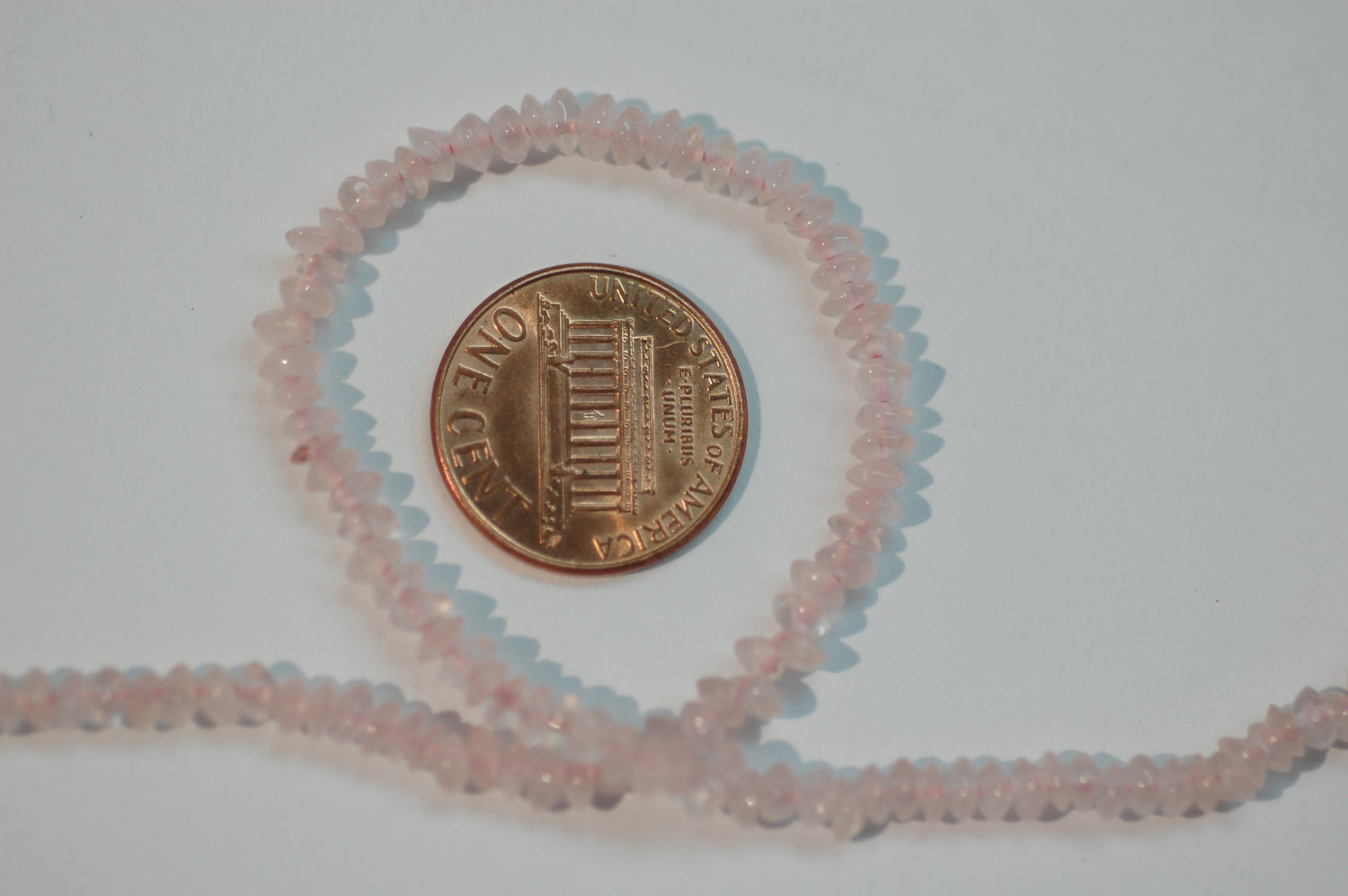 Rose Quartz  Smooth Rondelle