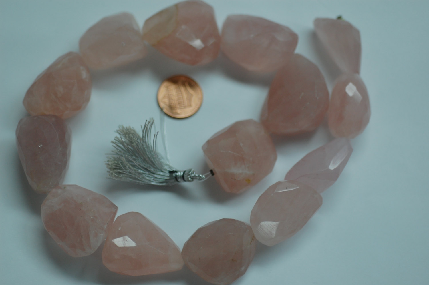 Rose Quartz Nuggets Faceted