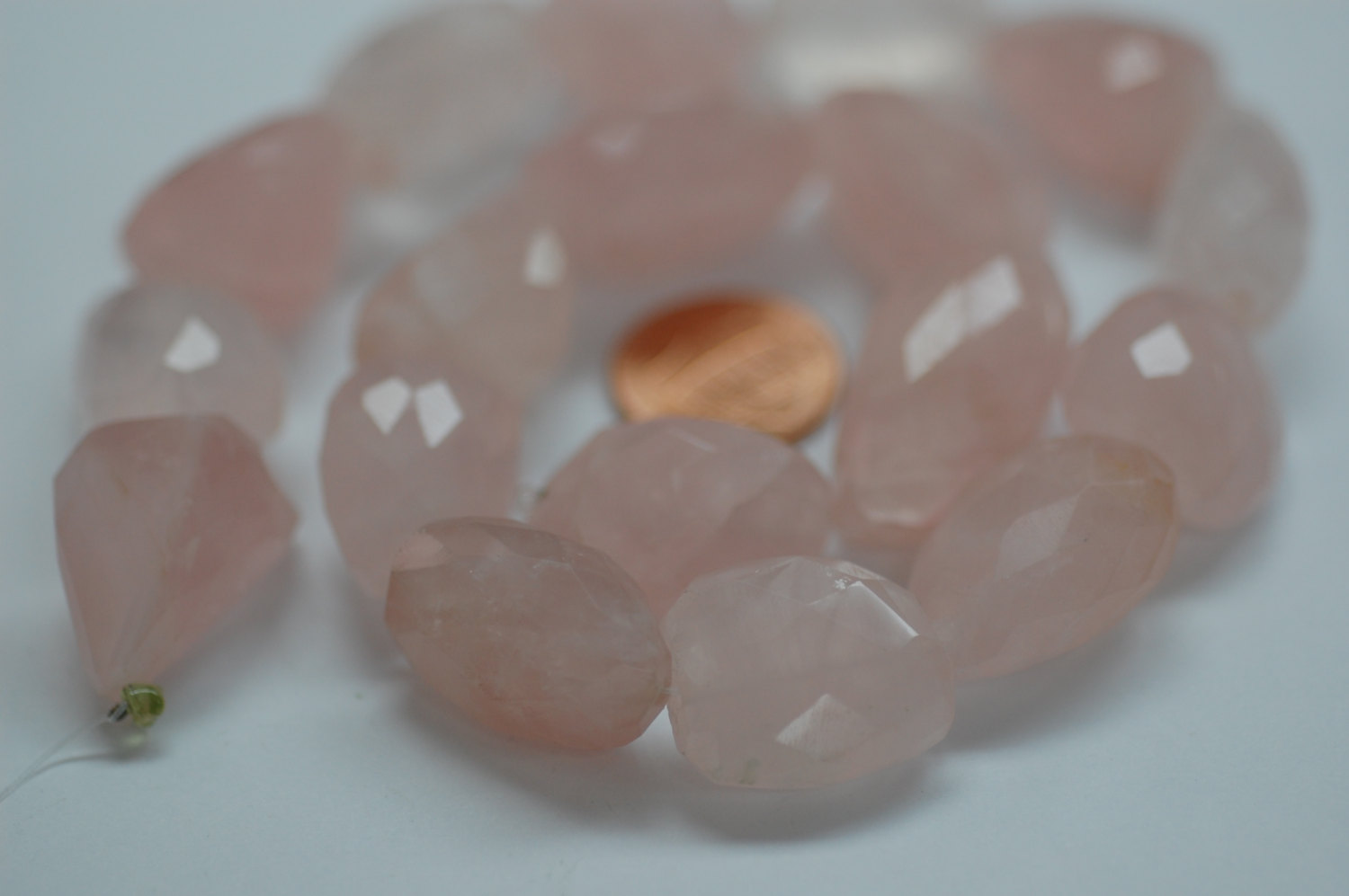 Rose Quartz Nuggets Faceted