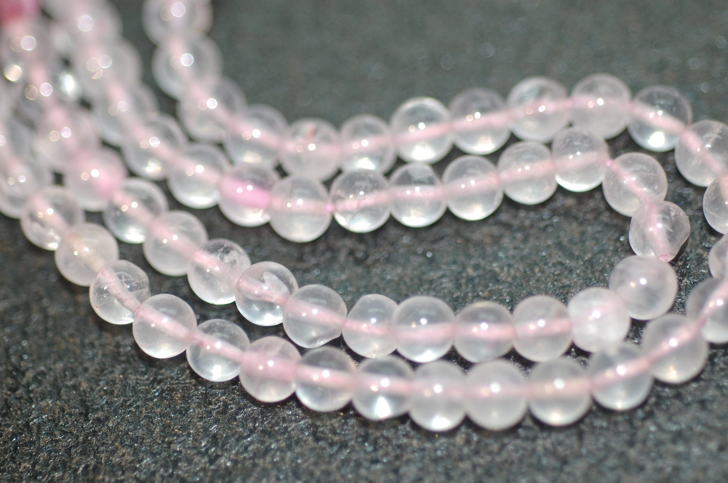 Rose Quartz Smooth Round Beads
