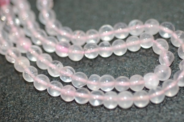 Rose Quartz Smooth Round Beads
