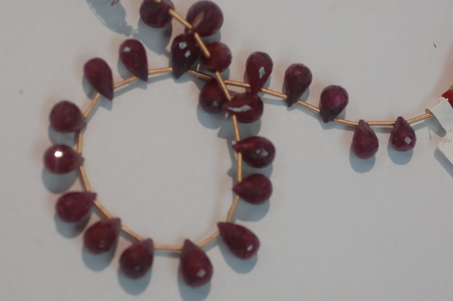 Ruby Drops Faceted