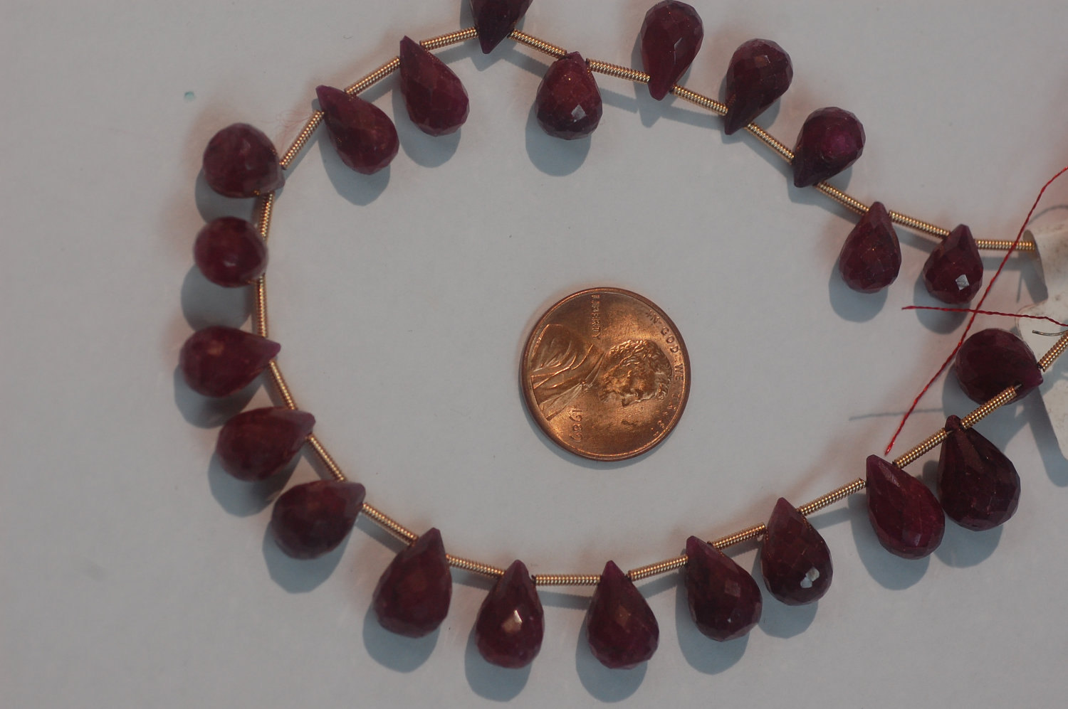 Ruby Drops Faceted