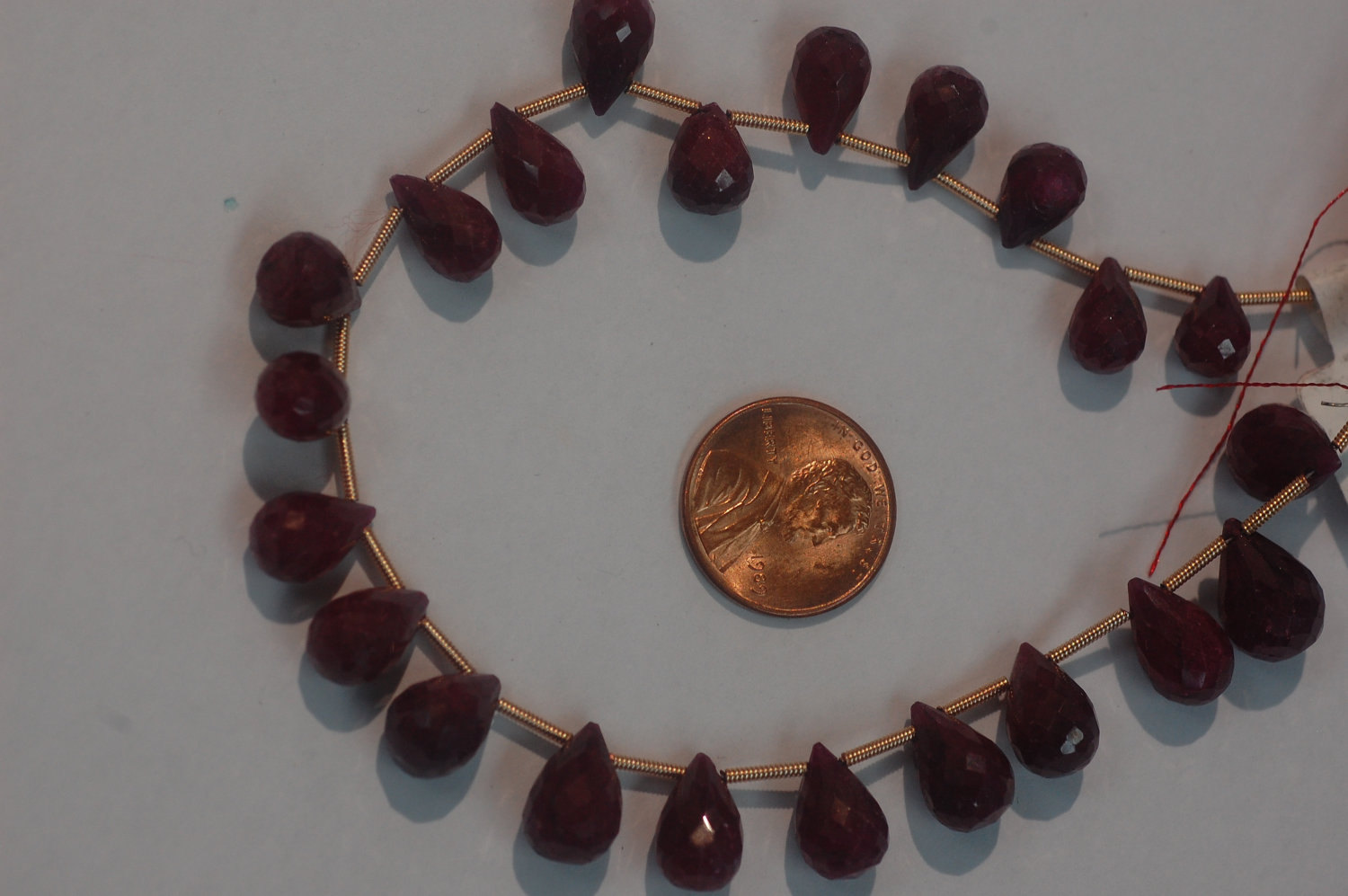 Ruby Drops Faceted