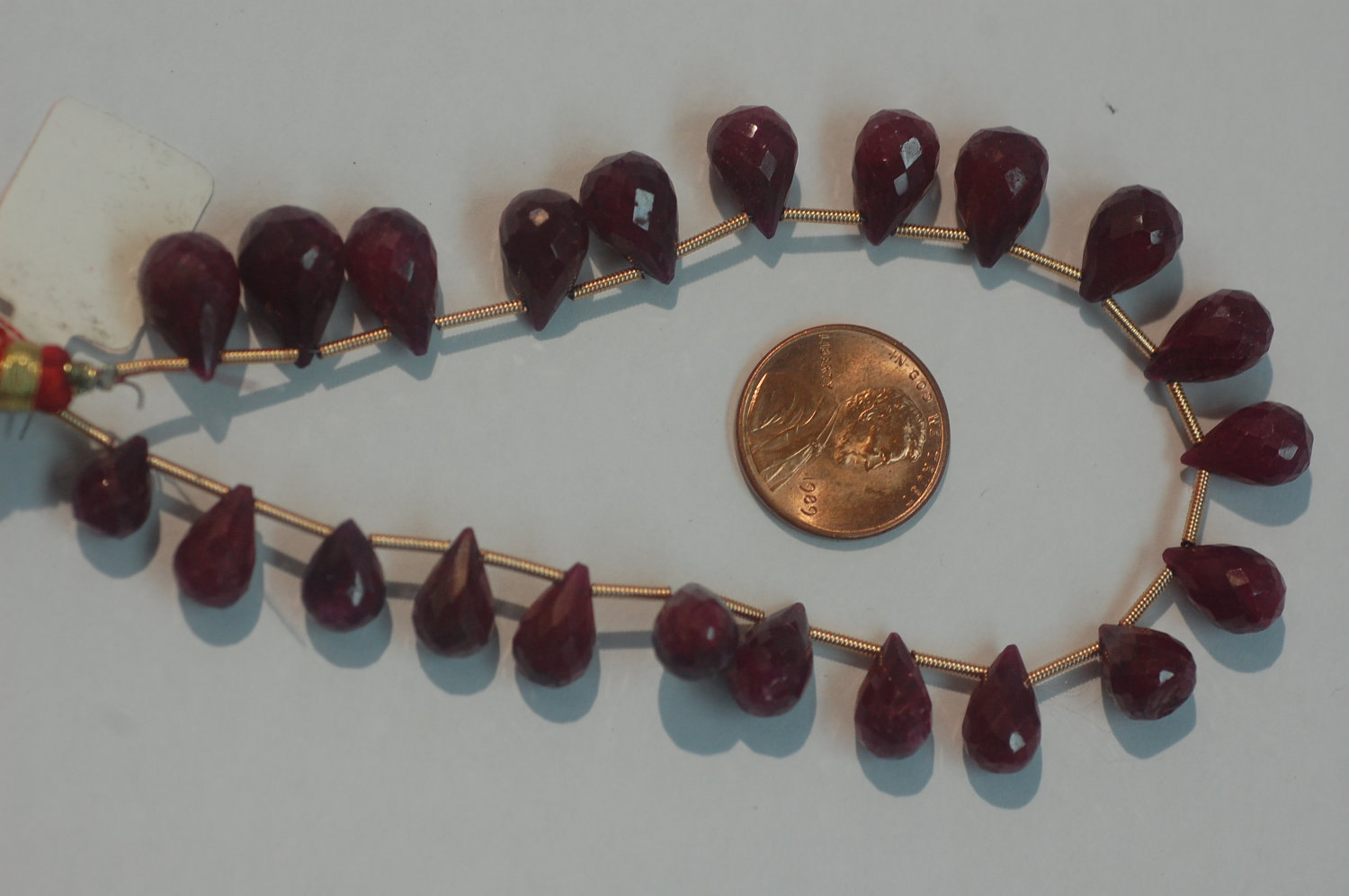 Ruby Drops Faceted