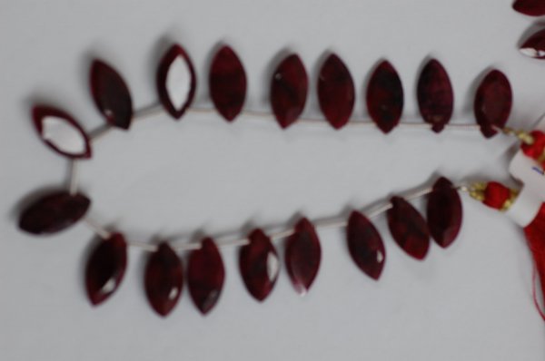 Ruby Marquise Faceted