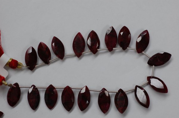 Ruby Marquise Faceted