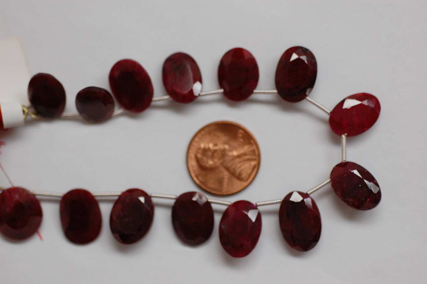 Ruby Oval Faceted