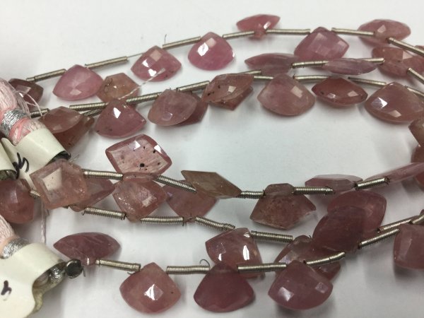 Sapphire Fan Cut Faceted