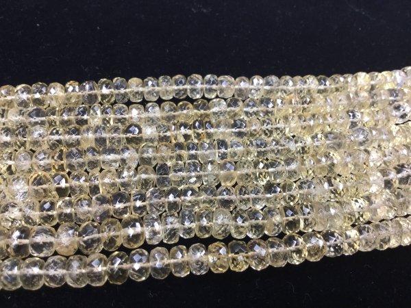 Scapolite Rondelles Faceted